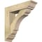 Ekena Millwork Olympic Traditional Rough Sawn Bracket w/ Offset Brace, Douglas Fir, 6"W x 22"D x 22"H BKT0604X22X22OLY01RDF - alternate 1